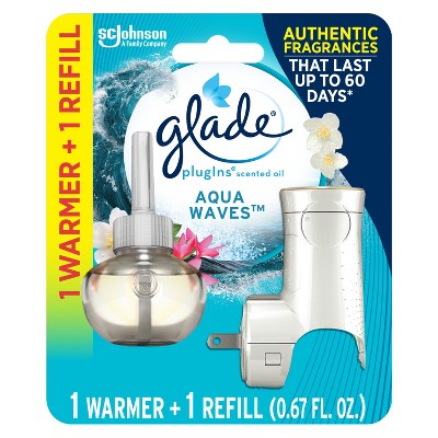 Glade Piso Warmer + Refill Starter Air Freshener Kit - Aqua Waves