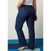 June + Vie by Roaman's Women's Plus Size Curvie Fit Boyfriend Jeans - 3 of 4