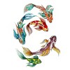 Girl's Design By Humans Watercolor and Ink Abstract Koi Fish By Owlsome T-Shirt - 2 of 3