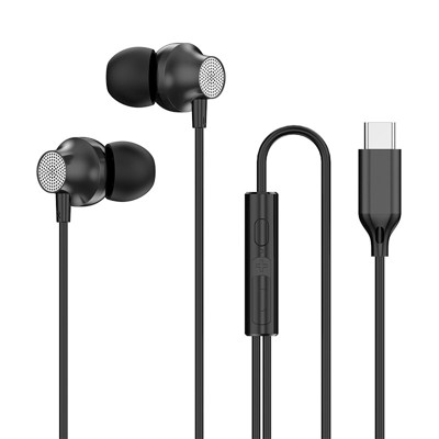 Type C Headphones in Ear Earphones Earbuds with Mic and Volume Control