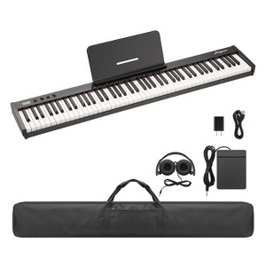 Whizmax Piano Keyboard 88 Keys Semi-weighted, Full-Size Electric Keyboard Piano for Beginners,Portable Keyboard with Headphones,Sustain Pedal - 1 of 4