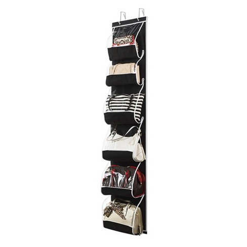 Large Capacity Hanging Purse Organizer Rack Storage Bag For Closet 6 Pockets 13 