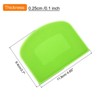 Unique Bargains Kitchen Flexible Plastic Baking Cake Scraper Dough Cutter 4.65x3.7 Inch - 2 of 4