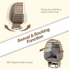 YOOCOZZ Patio Rattan Egg Chair with Rocking Function for Garden and Balcony - 4 of 4