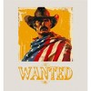 "Wanted" Cowboy With American Flag Adult Long Sleeve Hoodie - 2 of 2