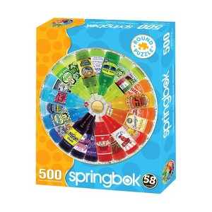 Springbok Carbonated Colors Round Jigsaw Puzzle - 500pc - 1 of 3