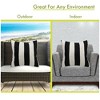 Majestic Home Goods,Pillow Vertical Stripe - 4 of 4