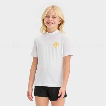 Men's Slim Fit Short Sleeve Rash Guard Swim Shirt - Goodfellow & Co™ Gray  Xxl : Target