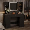 Okak Vanity Set with USB Charging Station, 5-Drawer Makeup Desk, 2 Cabinets & LED Mirror for Bridal Gift - 3 of 4