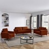 Sersper 3-Piece Upholstered Sectional Sofa Set, 1 Three Seater Sofa, 1 Loveseat and 1 Sofa Chair - 3 of 4