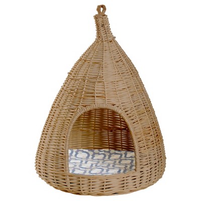 Wicker cat clearance dome