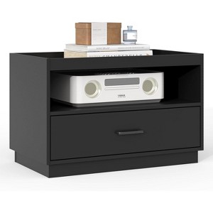 Stackable Storage Drawers,28" Wide Storage Bins w/ Drawers and Compartment for Closet Organizers - 1 of 4