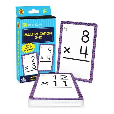 Multiplication 0 To 12 Flash Cards - by Carson Dellosa