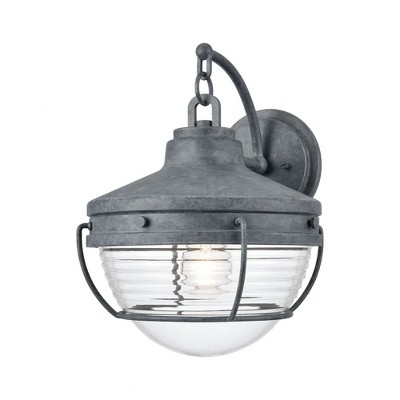 Elk Home Eastport 1 - Light Wall Light in  Aged Zinc