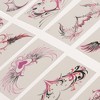 Unique Bargains Adult Realistic Succubus Fake Tattoos Rose Red Black 1 Set - 3 of 4