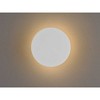 Progress Lighting Z-2020 1-Light Satin White LED Modern Outdoor Round Wall Light with Shade - 2 of 2
