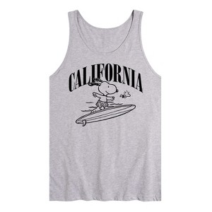 Men's - Peanuts - California Graphic Tank Top - 1 of 3