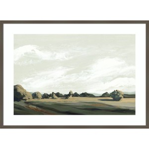 Amanti Art Sky Line Landscape with Forest by Jacob q Wood Framed Wall Art Print - 1 of 4