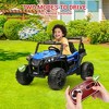 Ride On Car for Kids, 12V Off-Road UTV with Remote Control, Battery Powered Electric Vehicle with Dual 120W Motors - 2 of 4