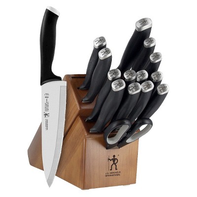 Henckels Silvercap 16pc Never Needs Sharpening Knife Block Set