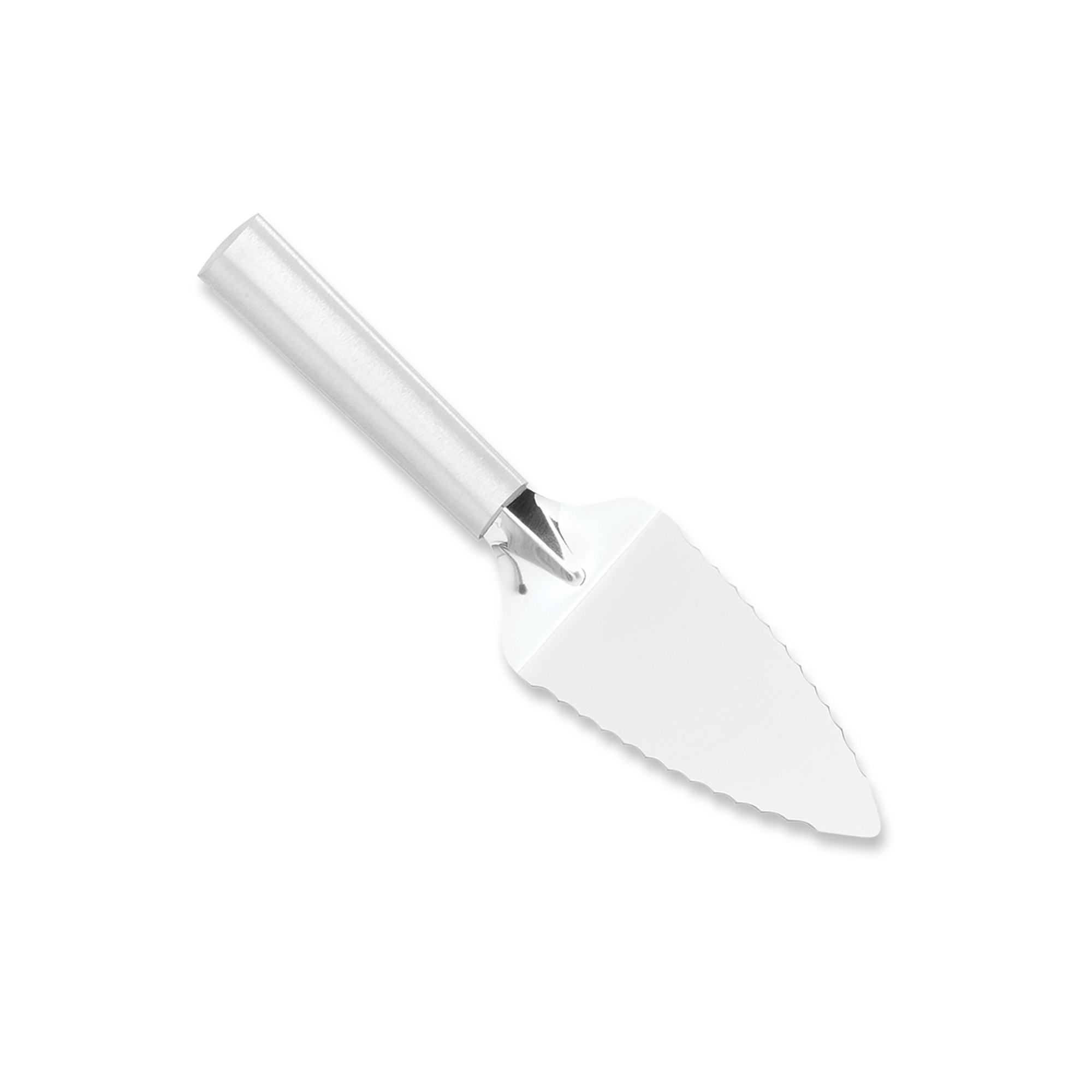 Rada Cutlery Serrated Pie Server Stainless Steel Face, Aluminum Handle
