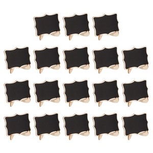 Unique Bargains Wood Smooth Surface Detachable Design Space Saving Mini Chalkboard - 1 of 4