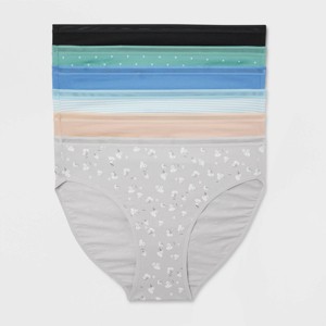 Women's 6pk Cotton Stretch Bikini Underwear - Auden™ - 1 of 3