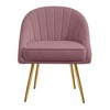 Hyleory 25.6'' Wide Tufted Velvet Armchair - 3 of 4