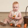 Organic Sleeveless Bubble Romper - Mandarin - 3 of 4