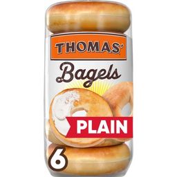 Thomas' Plain Bagels - 20oz/6ct