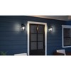 Urban Ambiance Luxury Modern Outdoor Wall Light,  13.625"H x 7.125"W,  Midnight Black Finish, UHP1243 - 2 of 4