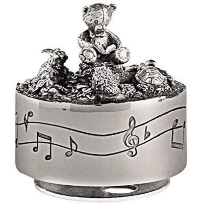 Royal Selangor Hand Finished Teddy Bear's Picnic Collection Pewter Friends Musical Carousel Gift