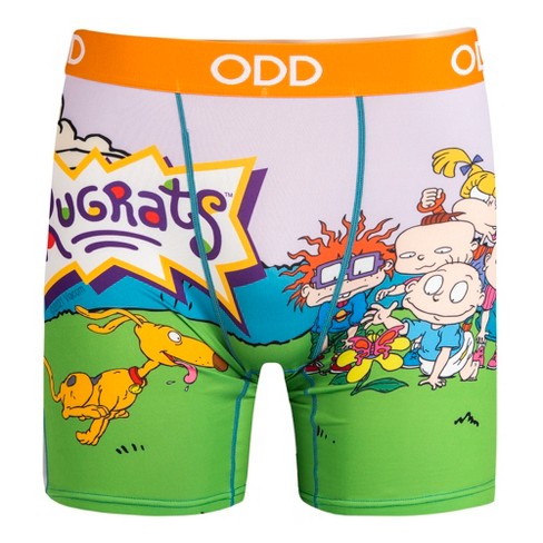 Odd Sox, Naruto Anime, Sasuke, Men's Fun Boxer Brief Underwear, Large