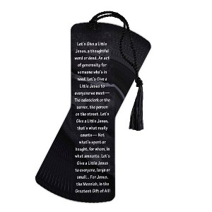 Dicksons BKMV-402 Thoughtful Word Or Deed Black 6 x 1.5 Inch Paper and Tassel Place Keeper Bookmark Pack of 12 - 1 of 2