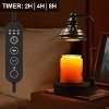 FAAYFIAN Adjustable Candle Warmer Lamp with Timer,Wood Base Metal Shade,Birthday Gifts for Women Mom - 4 of 4