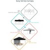 Garvee 10x10 Pop Up Canopy Tent, Heavy Duty Camping Sun Shelter with Removable Sidewall, Instant Commercial Party Tent - 2 of 4