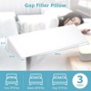 YEERSWAG Queen Size Headboard Pillow Bed Filler Support Foam Wedge Pillow White - 4 of 4