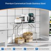 ROVSUN Stainless Steel Table for Prep & Work,Commercial Work Tables and Workstations, NSF Heavy Duty Metal Table with Adjustable UnderShelf - 2 of 4