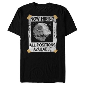 Men's Star Wars: A New Hope Death Star Now Hiring T-Shirt - 1 of 4