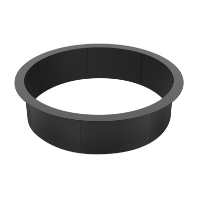 VEVOR Fire Pit Ring, 35-Inch Outer/31-Inch Inner Diameter, 10inch Height Fire Pit Insert, for Outdoor Camping, Bonfires, Black