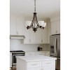 Sunset Preston 5-Light Chandelier, Opal Etched Glass, Provincial Bronze - 3 of 3