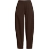 Lands' End Women's Sport Knit High Rise Barrel Ankle Pants - 3 of 4