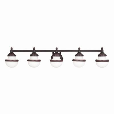 Livex Lighting Oldwick 5 - Light Vanity in  Olde Bronze