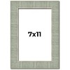 PosterPalooza | Photo Size Sculpted Blue Picture Frame - UV Acrylic, Foam Board Backing, Hanging Hardware - 2 of 4