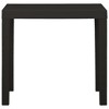 vidaXL Patio Table Anthracite 31.1"x25.6"x28.3" Plastic - 2 of 4