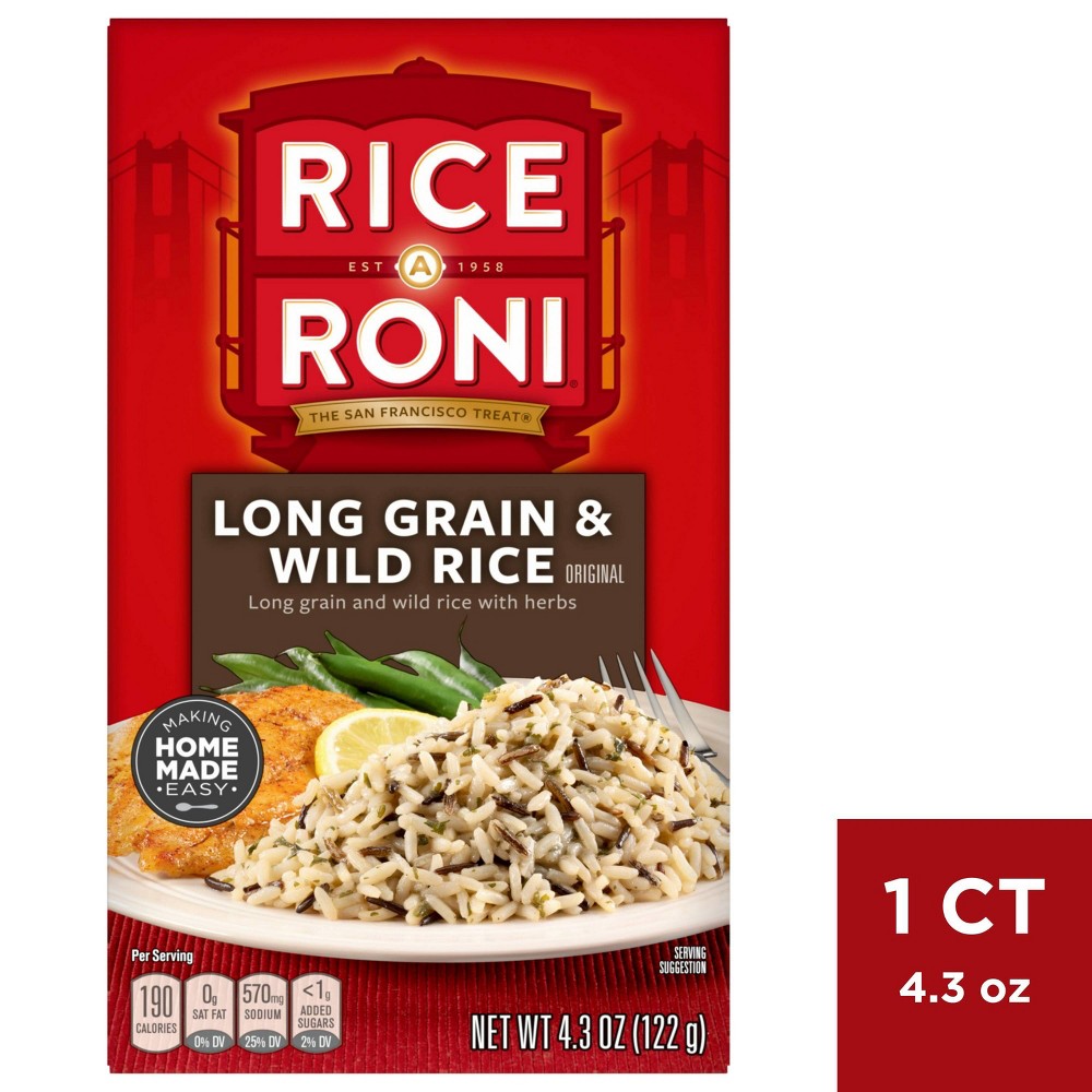 UPC 015300430471 product image for Rice A Roni Long Grain & Wild Rice Mix - 4.3oz | upcitemdb.com