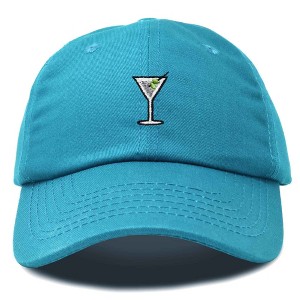 Dalix Martini Embroidered Cap Cotton Baseball Cute Cool Dad Hat Womens - 1 of 4