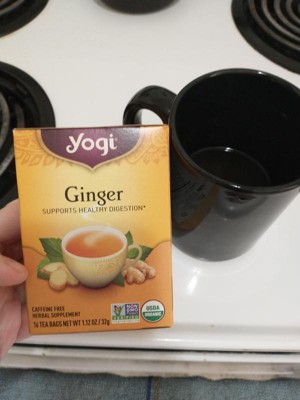 Yogi Tea Ginger Tea - 16 Tea Bags per Pack (4 Packs) - Organic Ginger Tea  Bags - Digestive Support Tea - Includes Ginger Root, Lemongrass, Licorice