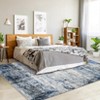 Area Rug, Washable Area Rug ¨C Non Slip Abstract Soft Faux Wool Low Pile Rug for Living Room/Bedroom/Dining Room - 3 of 4