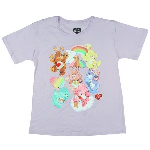Seven Times Six Care Bears T-Shirt Girls' Gathering of Buddies Short Sleeve Tee - 1 of 4